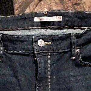 Levi skinny leg jeans